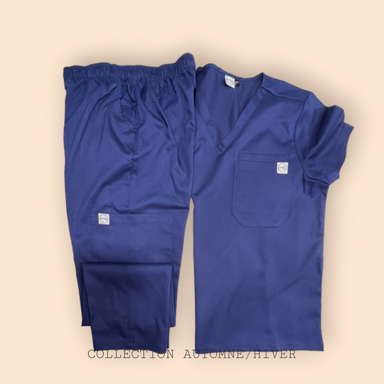 JayR Classic Scrub Set- Navy Blue