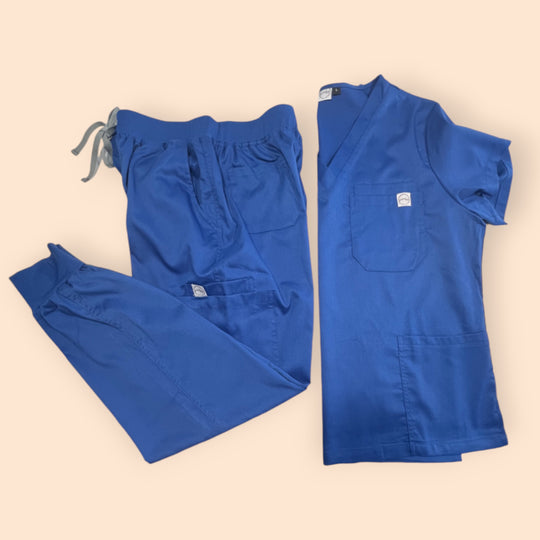 Jess Scrub Top- Royal Blue