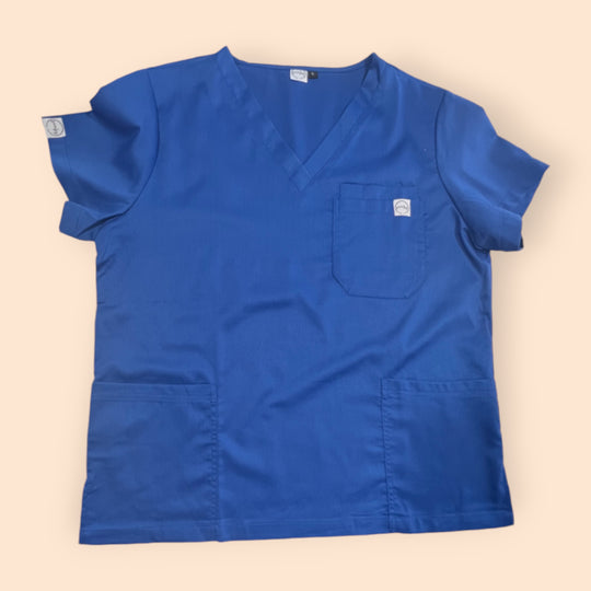 Jess Scrub Top- Royal Blue