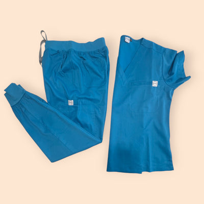 Lois Scrub Set- Teal Blue