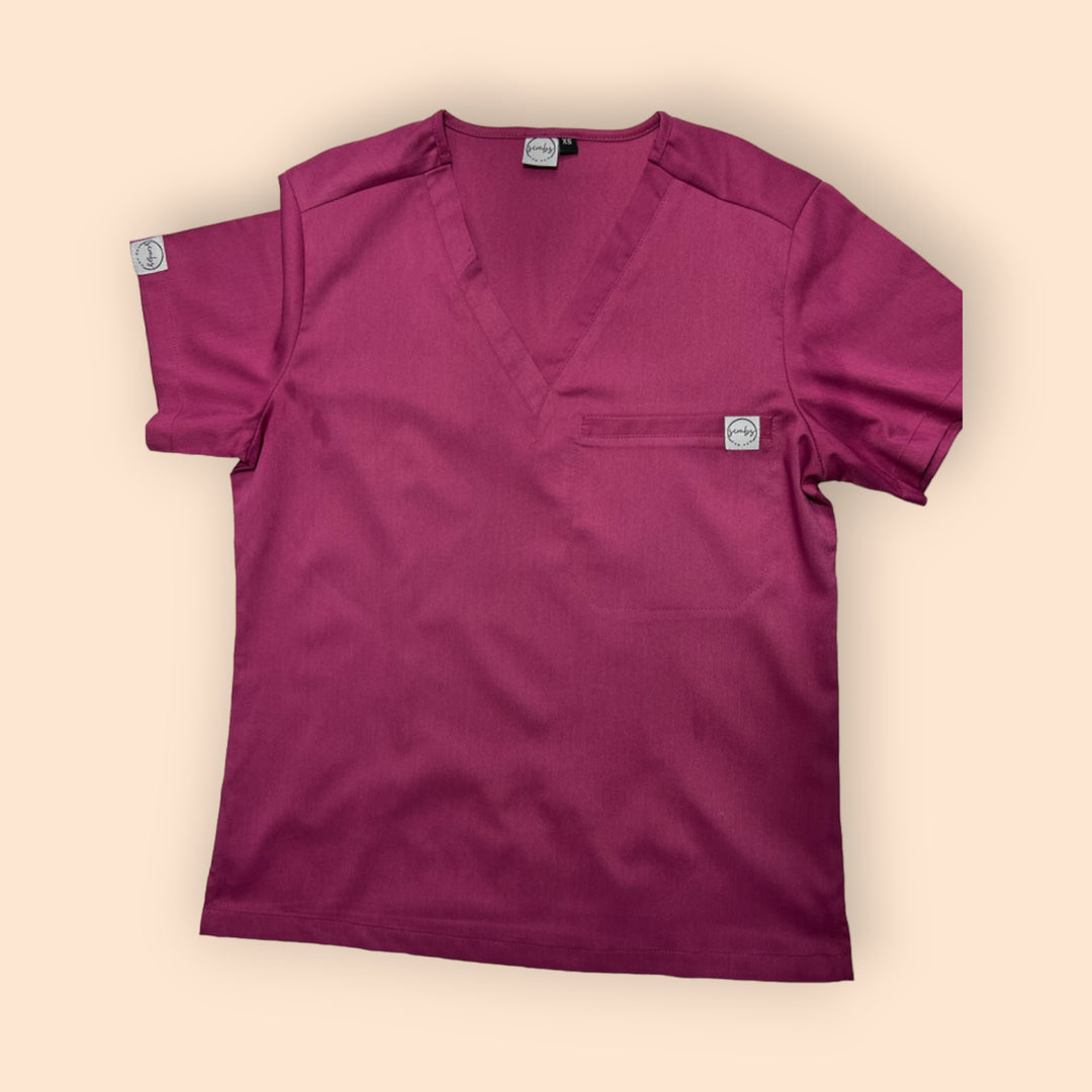 Lois Scrub Set - Fuschia Pink