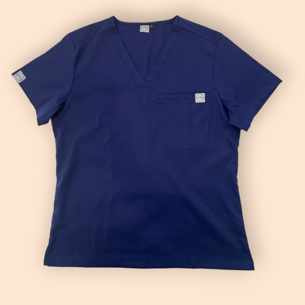 Lois Scrub Set-  Navy Blue