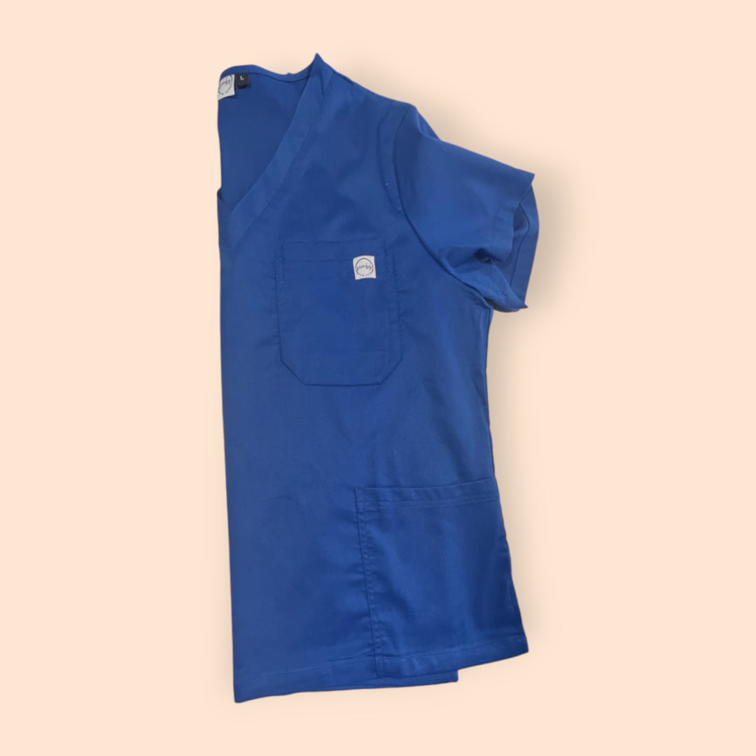 Jess Scrub Top- Royal Blue