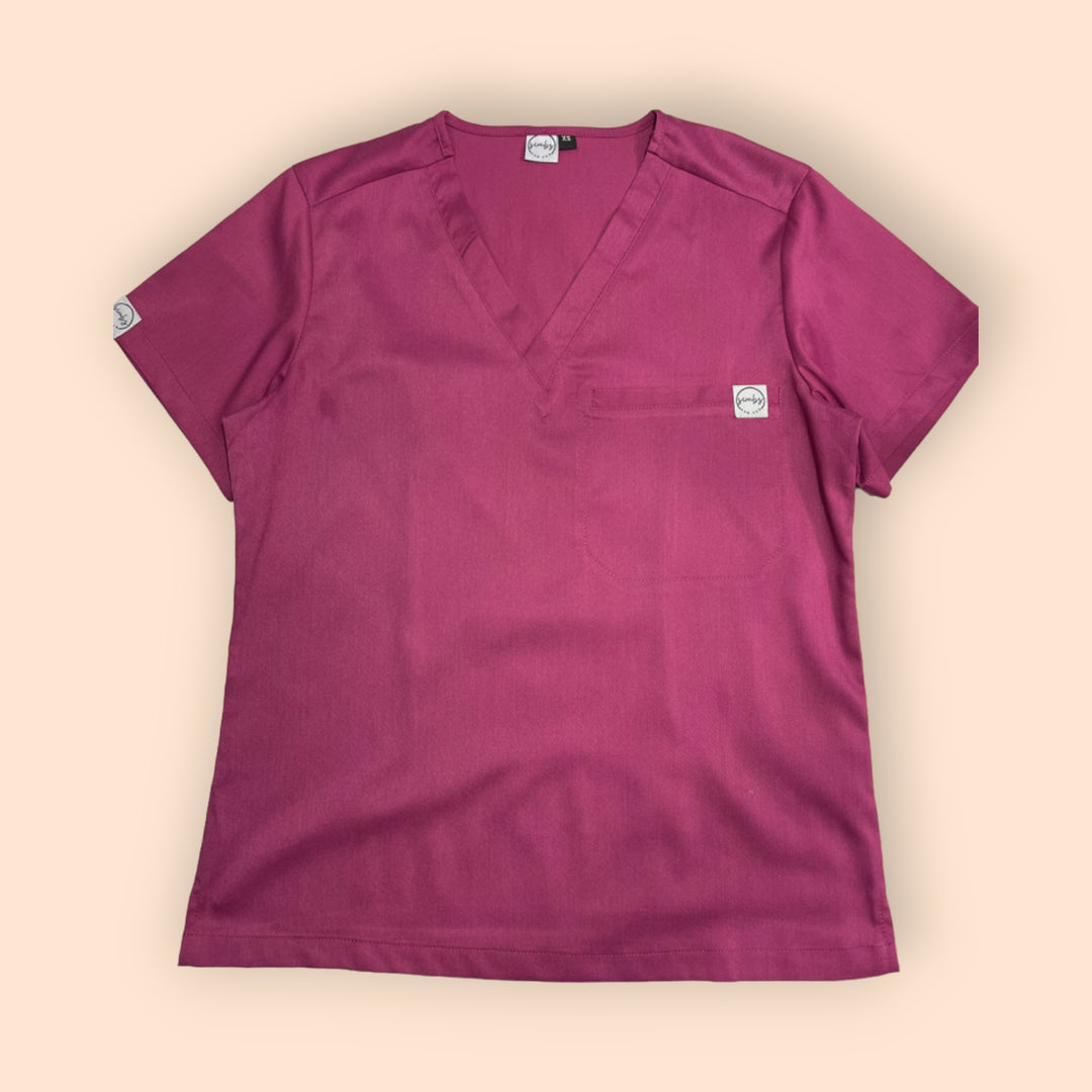 Lois Scrub Set - Fuschia Pink