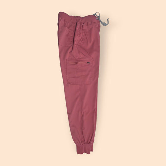 Jess Scrub Jogger Pants- Rose Pink