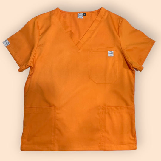 Jess Scrub Top- Mustard