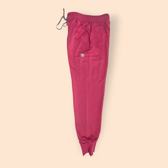 Jess Scrub Jogger Pants- Hot Pink