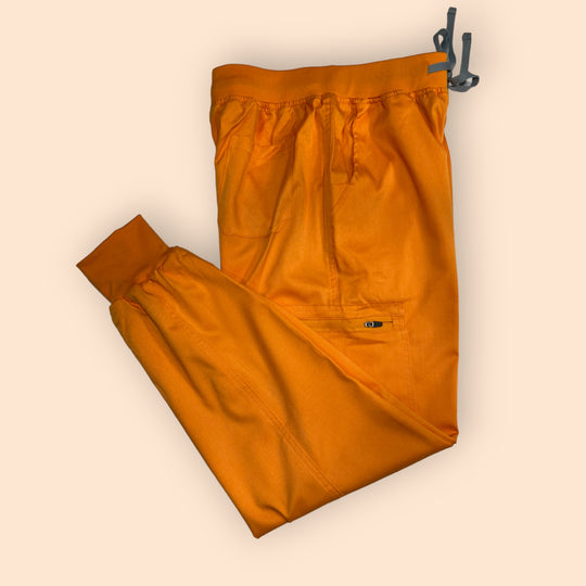 Jess Scrub Jogger Pants- Mustard