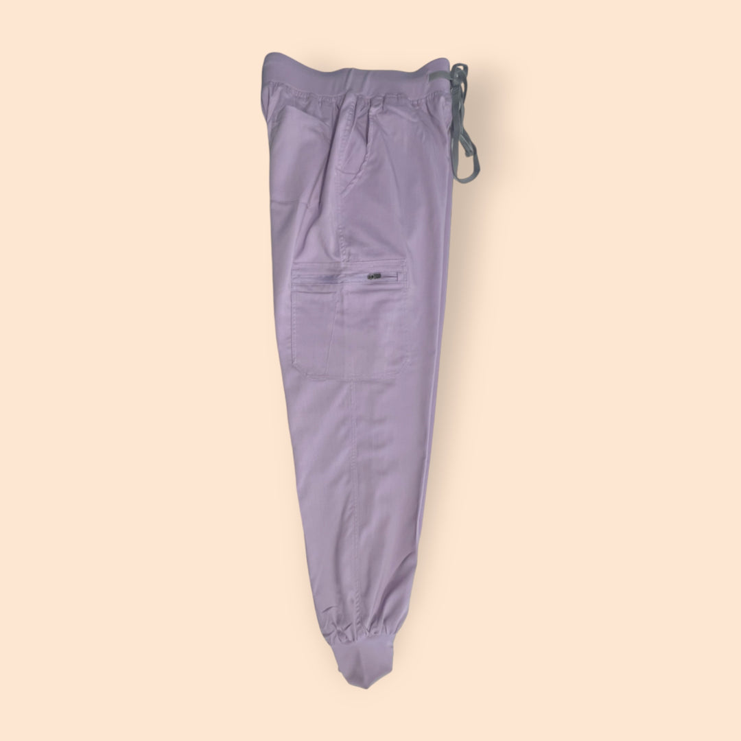 Jess Scrub Jogger Pants- Lilac