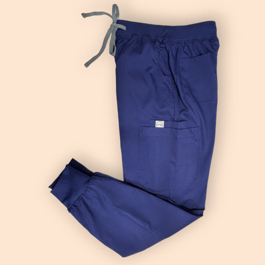 Lois Scrub Jogger Pants- Navy Blue