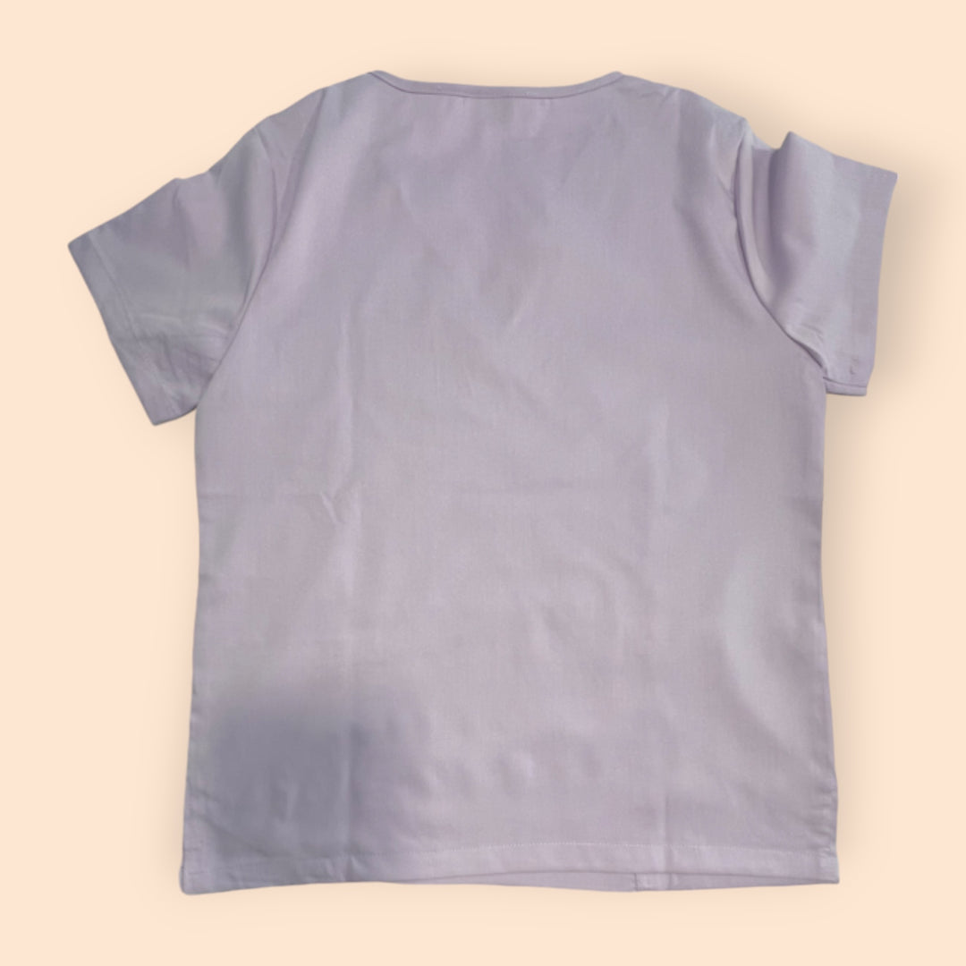 Jess Scrub Top- Lilac