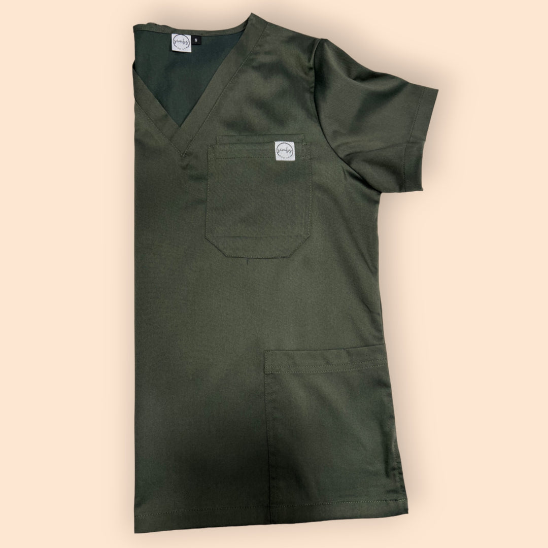 Jess Scrub Set- Army Green